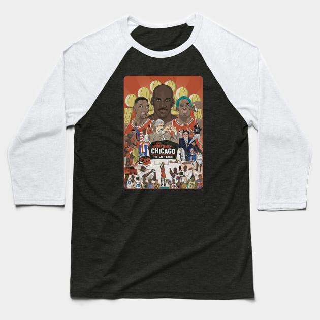 BASKETBALLART - MJ SQUAD memroies Baseball T-Shirt by JORDAN-ART23